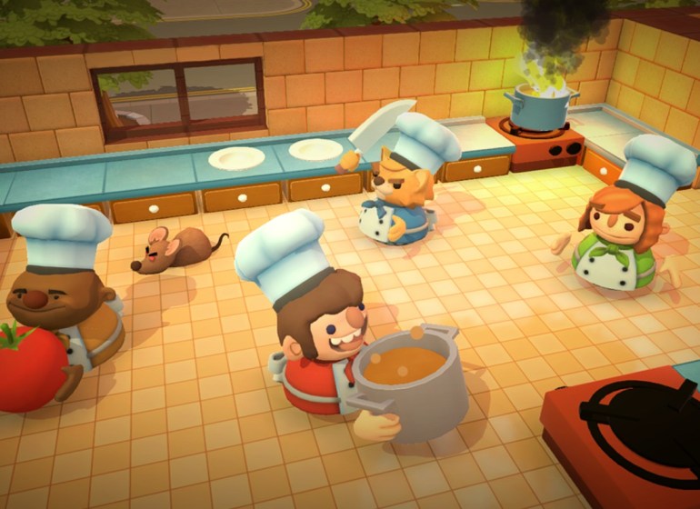 Putting on a smile during work (Courtesy of Team17).