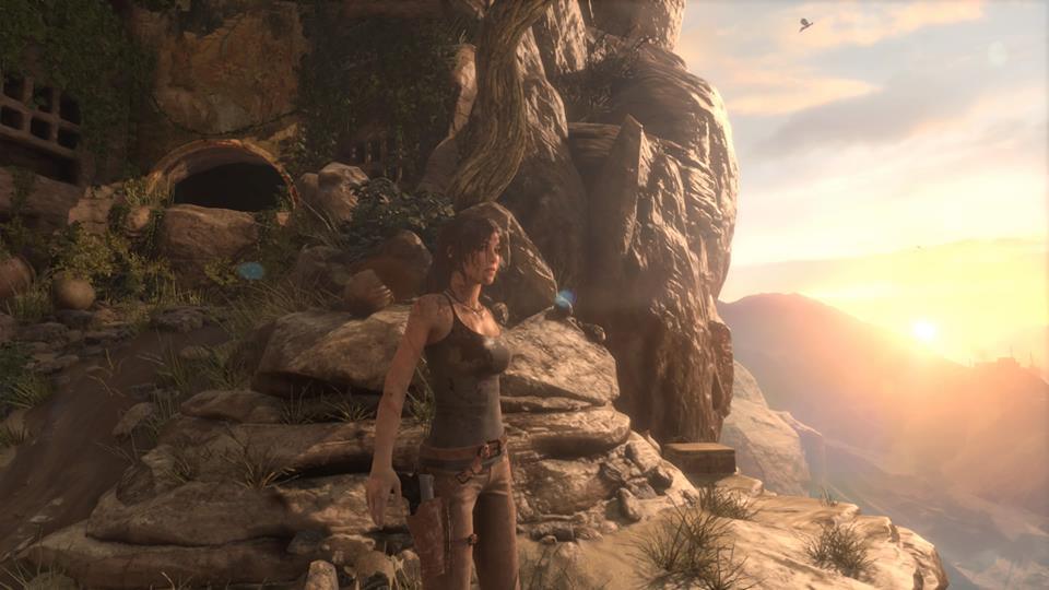 One of many beautiful views gamers will find in Rise of the Tomb Raider (Courtesy of Square Enix). 