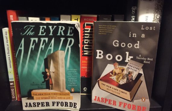 The first two books in Jasper Fforde's Thursday Next Series