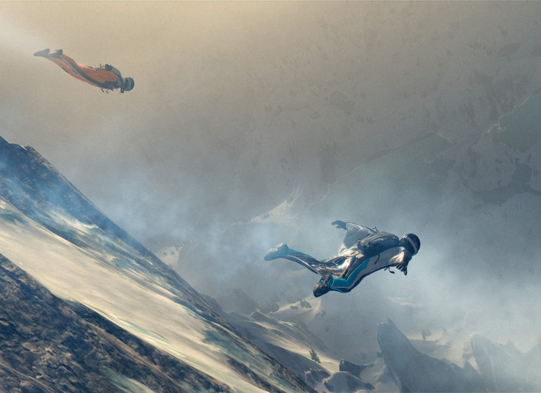 Wing-suiting is just one of three different ways you can play in Steep (Courtesy of Ubisoft).